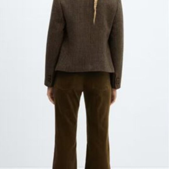 NWT Mango cropped wool blazer jacket Small - Picture 3 of 6